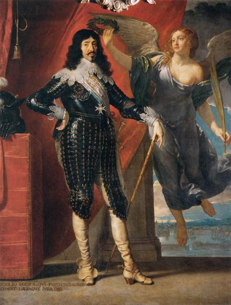 Louis XIII couronné par la Victoire — Philippe de Champaigne