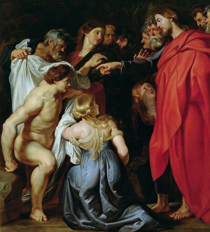 The Resurrection of Lazarus — Peter Paul Rubens