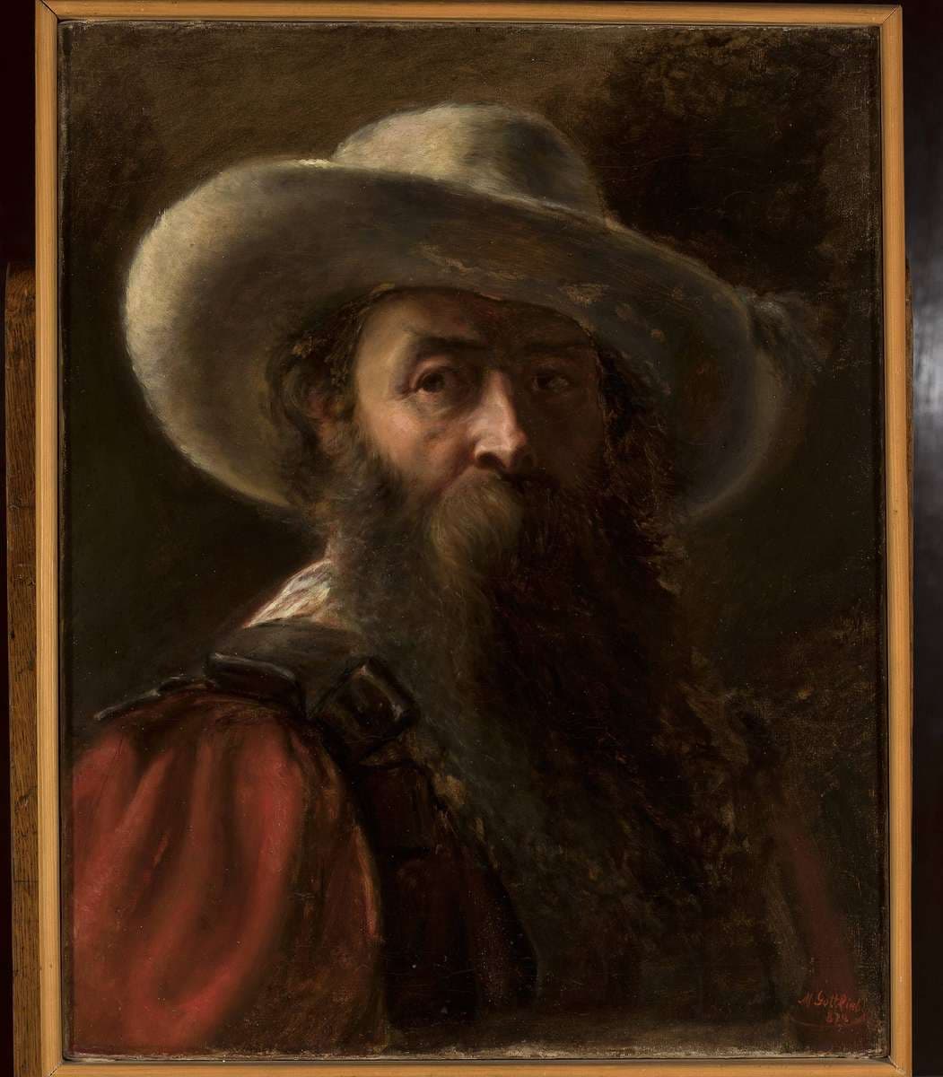 Portrait of a man — Maurycy Gottlieb