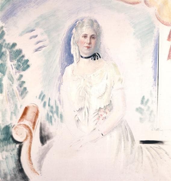 Portrait of Aristovouli Lopresti — Konstantinos Parthenis
