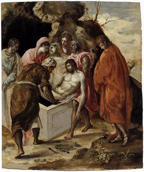 Deposition in the tomb — El Greco