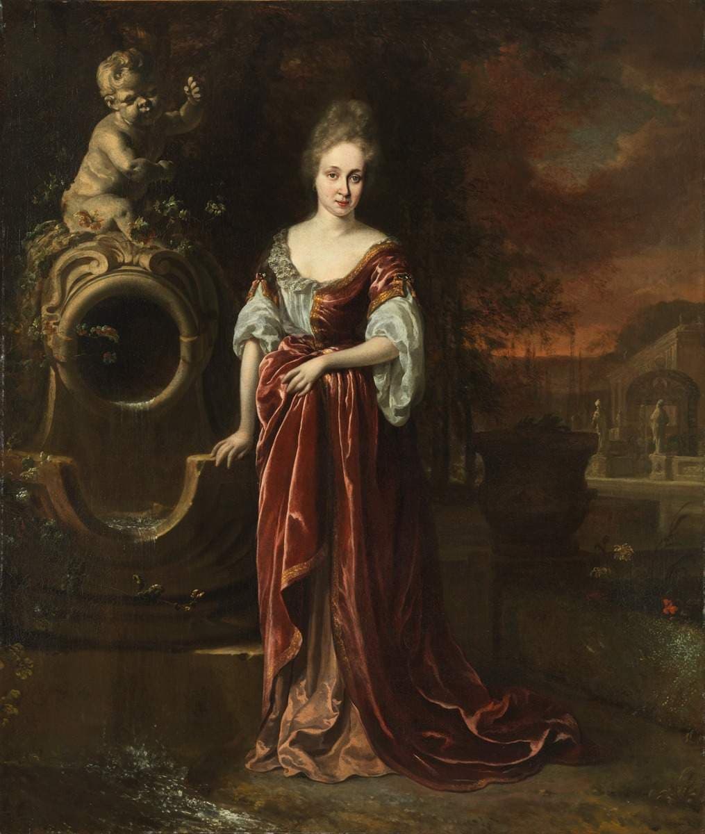 Portrait of Elizabeth Schey — Jan Weenix