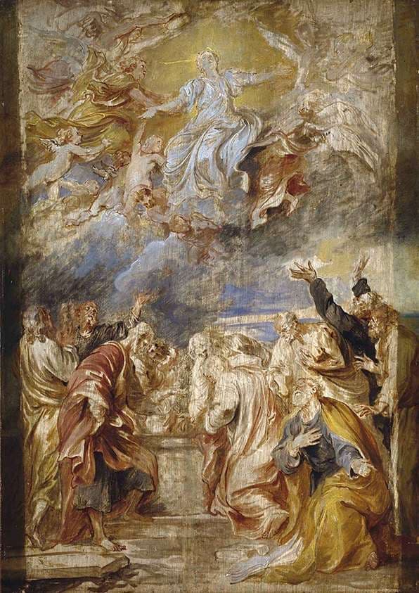 The Ascension of Mary — Anthony van Dyck