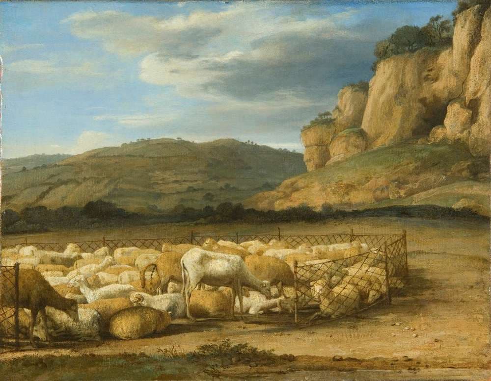 Schafhürde in der Campagna — Claude Lorrain