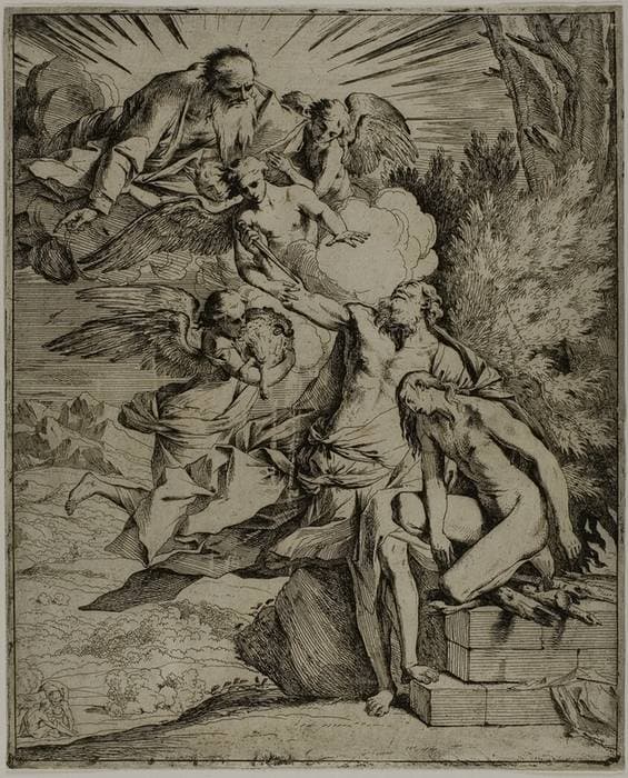 The Sacrifice of Isaac — Pietro Testa