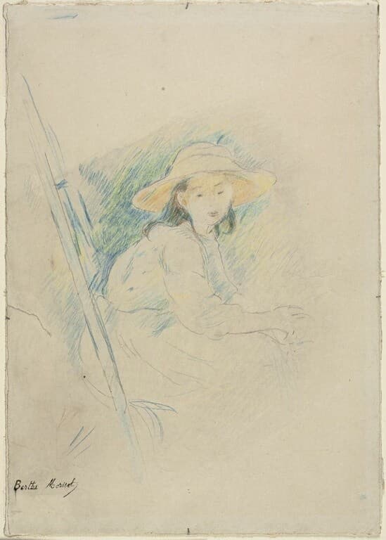 Seated Girl (Julie Manet) — Berthe Morisot