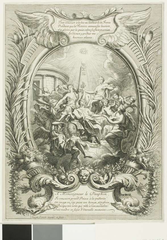 Allegory of the Glory of the Dauphin — Antoine Coypel