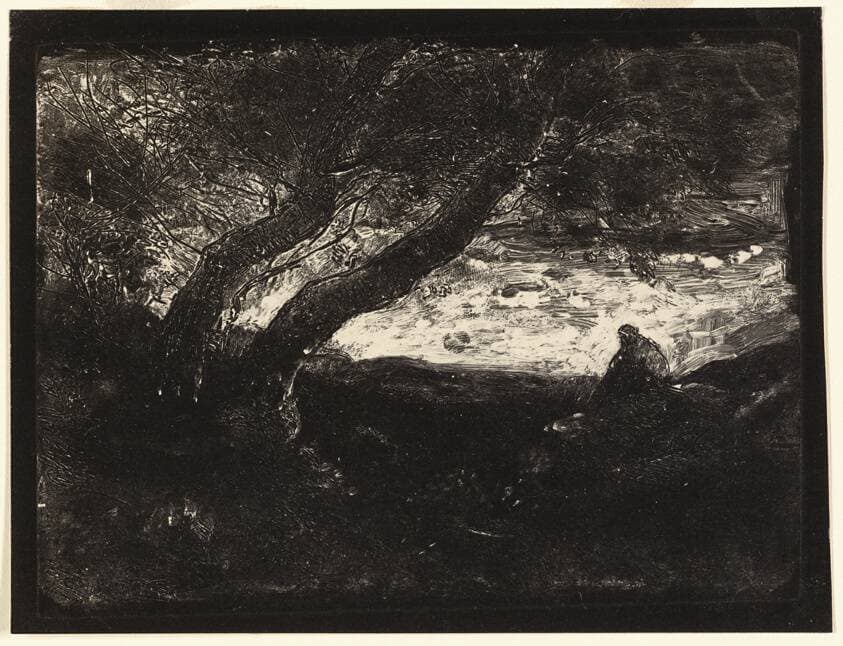 The Thinker — Jean-Baptiste-Camille Corot