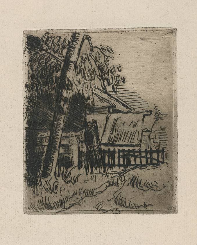 Landscape at Auvers — Paul Cézanne