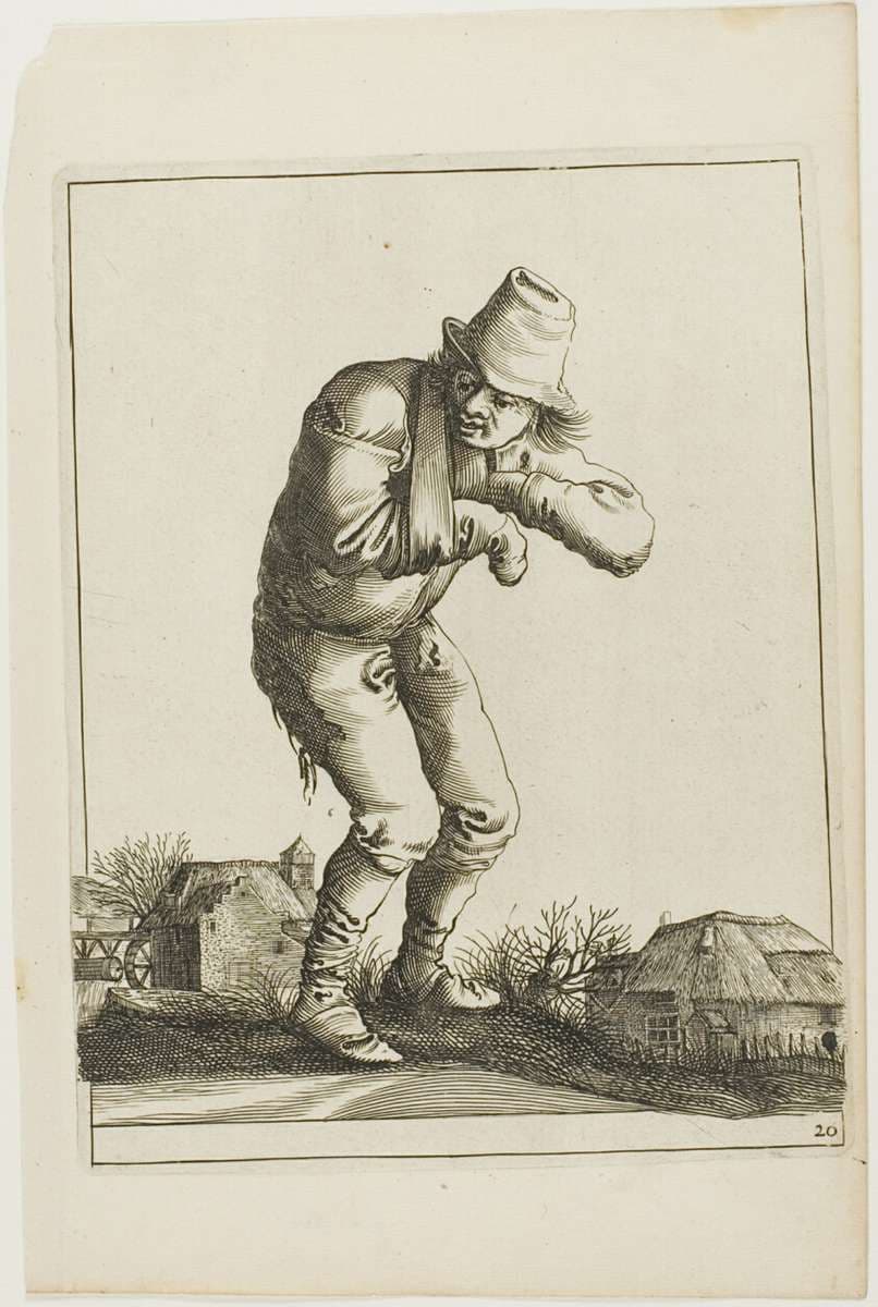 Tramp with a Sling, from T is al verwart-gaern (It's already confusing) — Pieter Jansz Quast