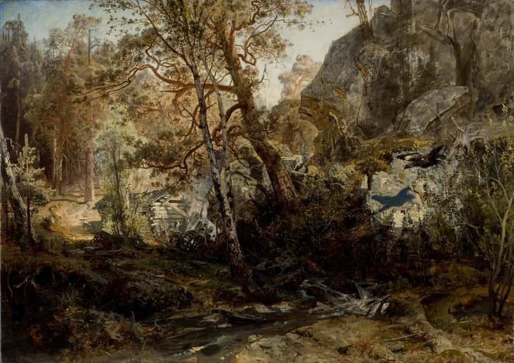 Finnish Forest Landscape — Werner Holmberg