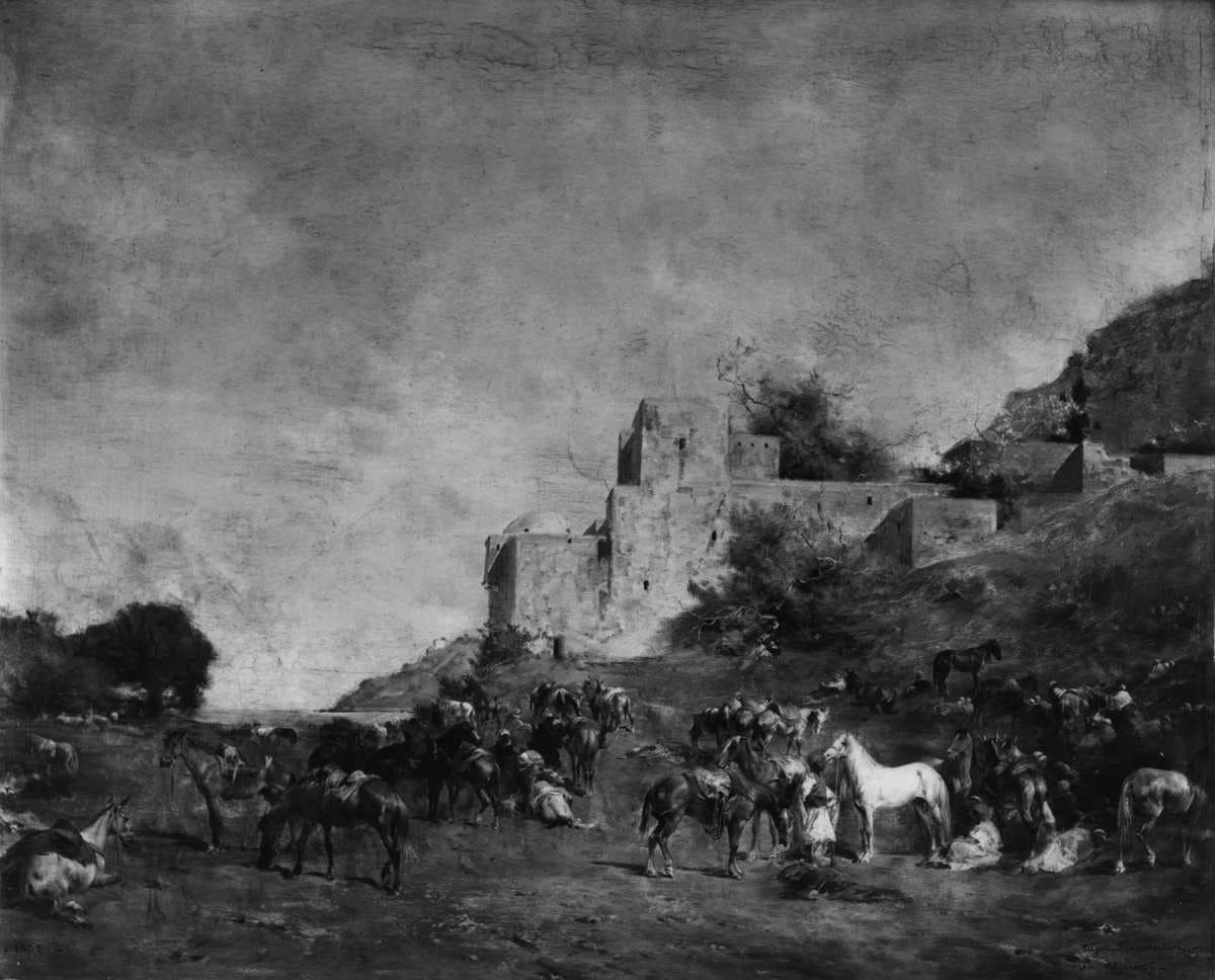 The Halt — Eugène Fromentin