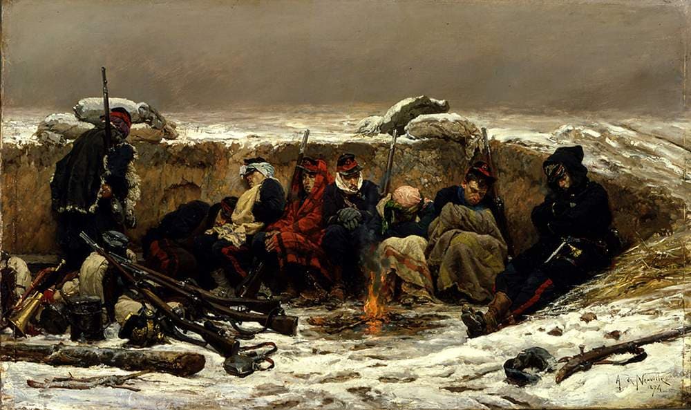 In the Trenches — Alphonse de Neuville
