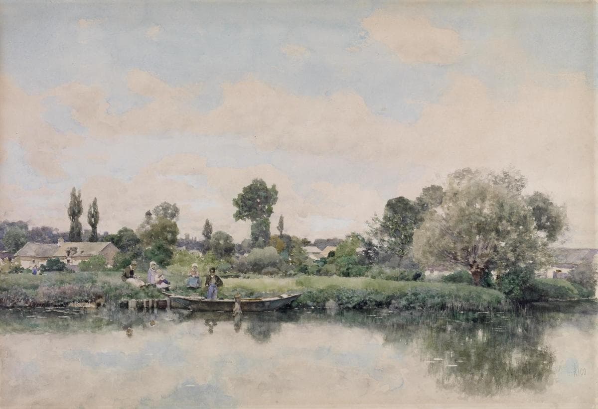 Fisherman, Seville — Martín Rico y Ortega