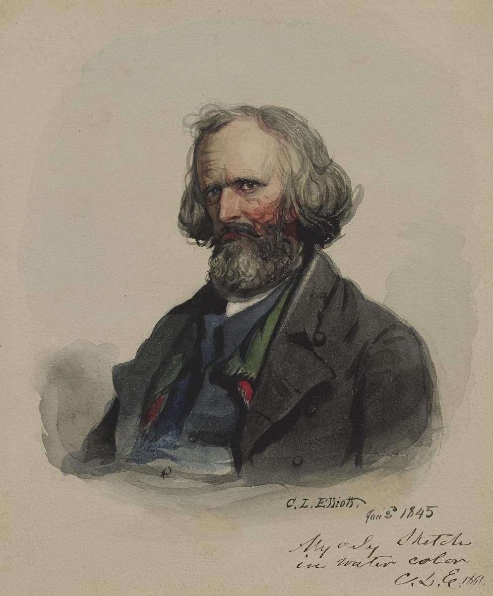 Portrait of a Man — Charles Loring Elliott