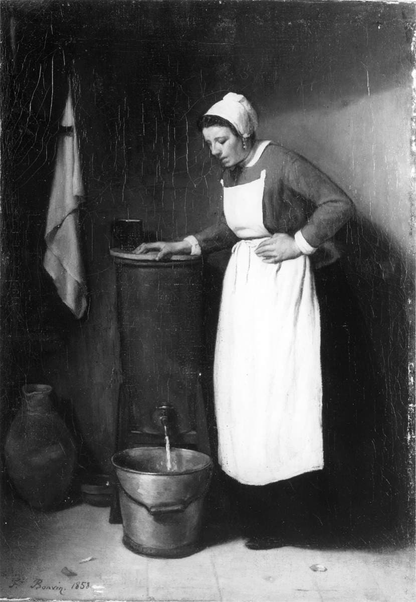 Drawing Water — François Bonvin
