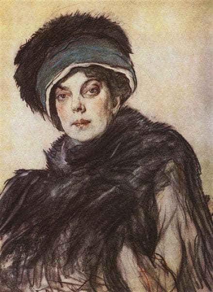 Портрет княгини О. К. Орлово — Valentin Serov