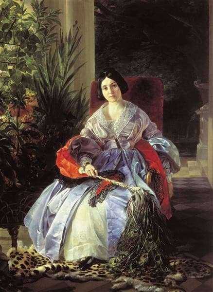 Портрет Е. П. Салтыковой — Karl Bryullov