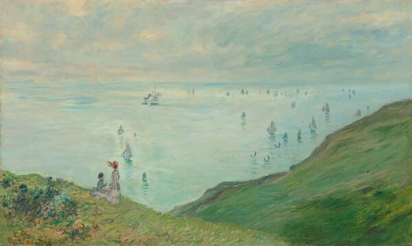 Cliffs at Pourville — Claude Monet