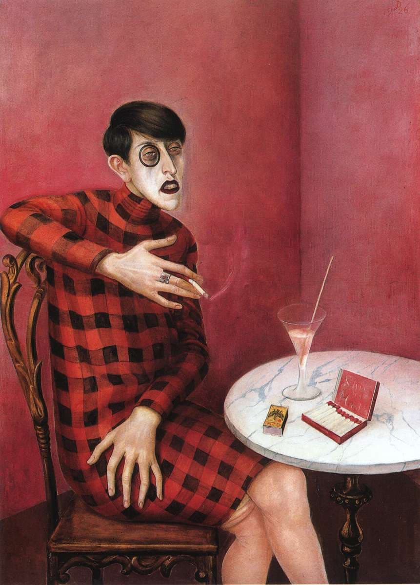 Portrait of the Journalist Sylvia Von Harden — Otto Dix