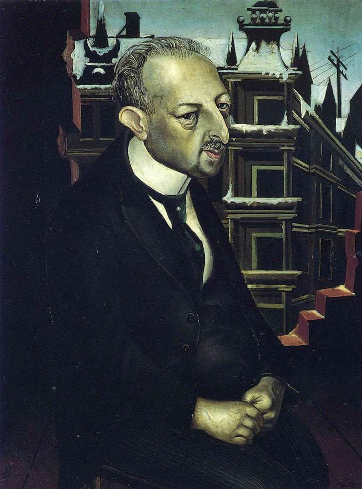 Portrait of the Lawyer Dr. Fritz Glaser — Otto Dix