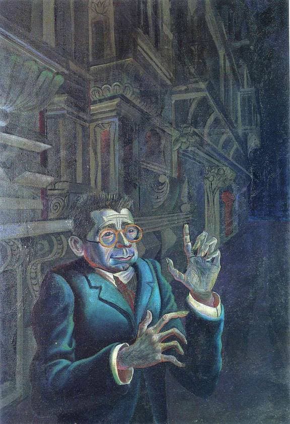 Portrait of the Painter Adolf Uzarski — Otto Dix