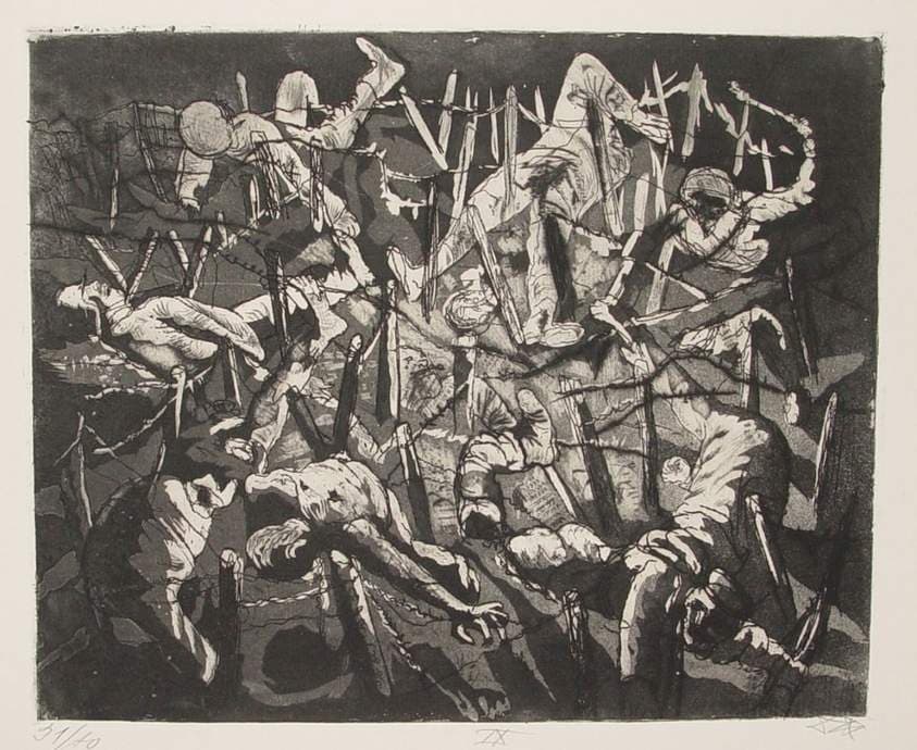 Totentanz anno 17 (Hohe Toter Mann) — Otto Dix