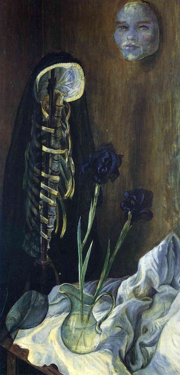 Still Life with Widow's Veil — Otto Dix