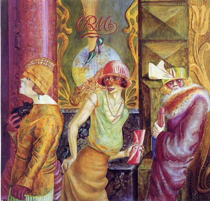 Three Prostitutes on the Street — Otto Dix