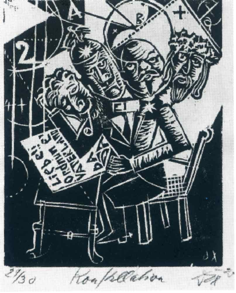 The celebrities: constellation — Otto Dix