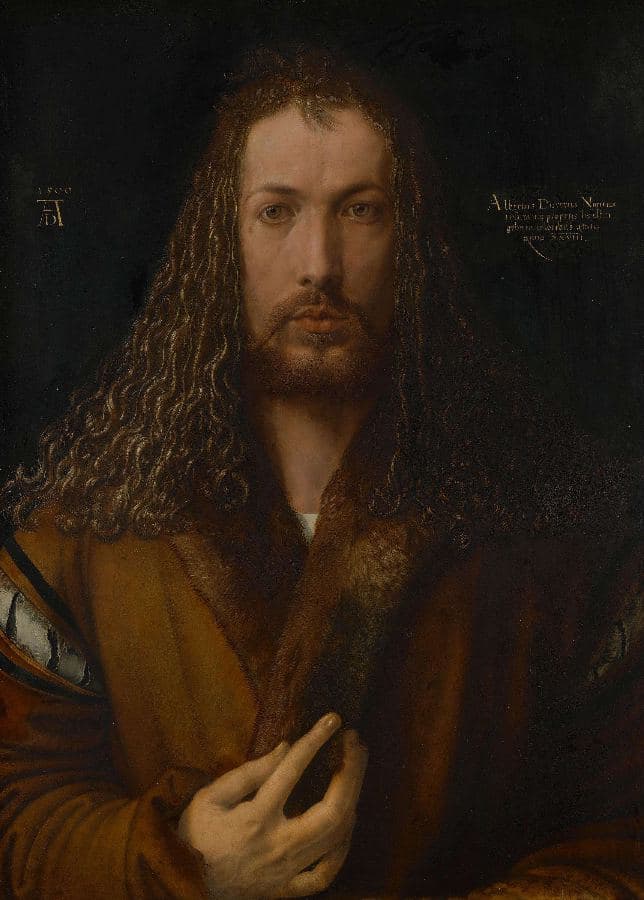 Selbstbildnis im Pelzrock — Albrecht Dürer