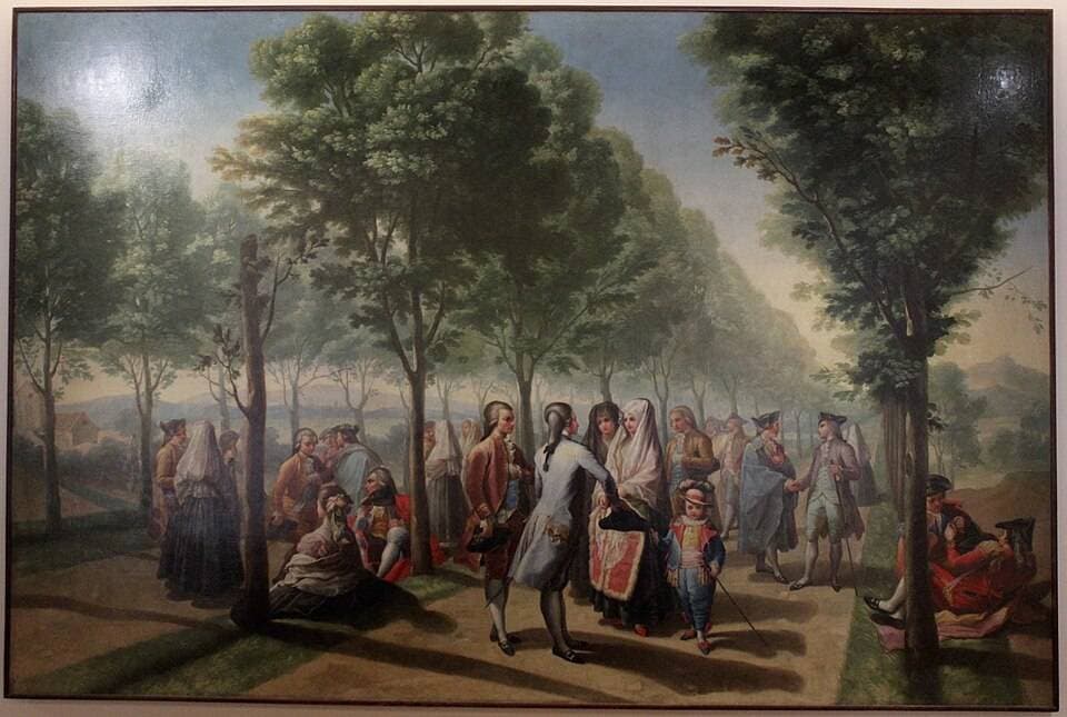 El paseo de las Delicias — Ramón Bayeu y Subías