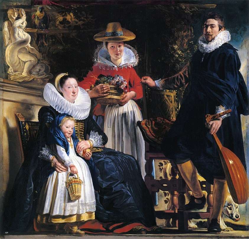 La familia del pintor — Jacques Jordaens