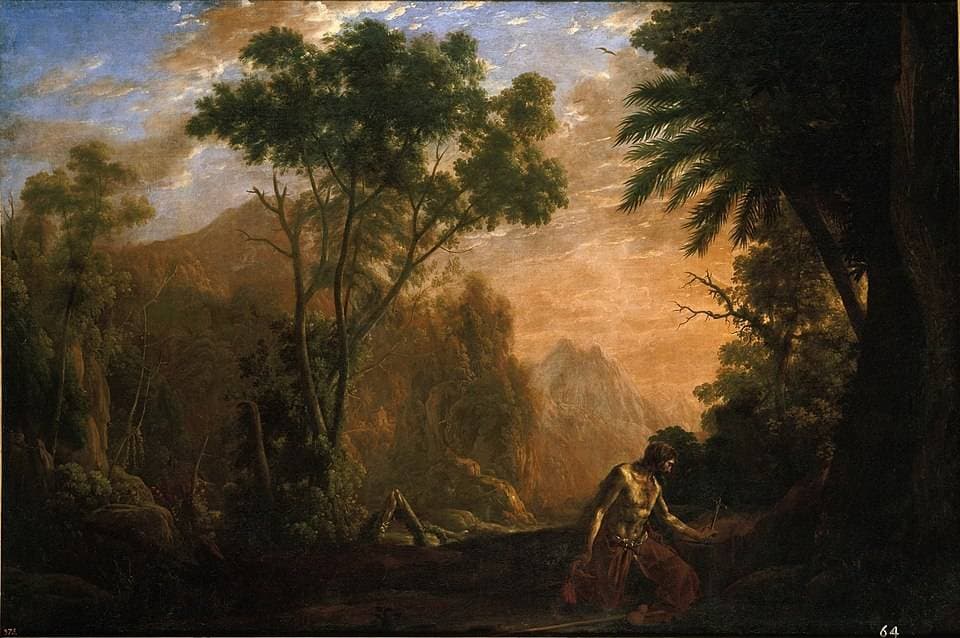 Paisaje con san Onofre — Claudio de Lorena