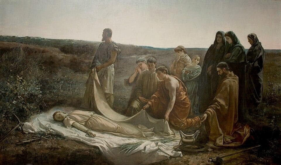 Entierro de santa Leocadia — Cecilio Pla y Gallardo