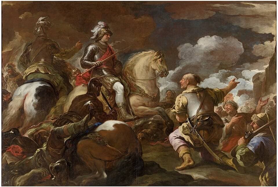 Toma de una plaza fuerte — Luca Giordano
