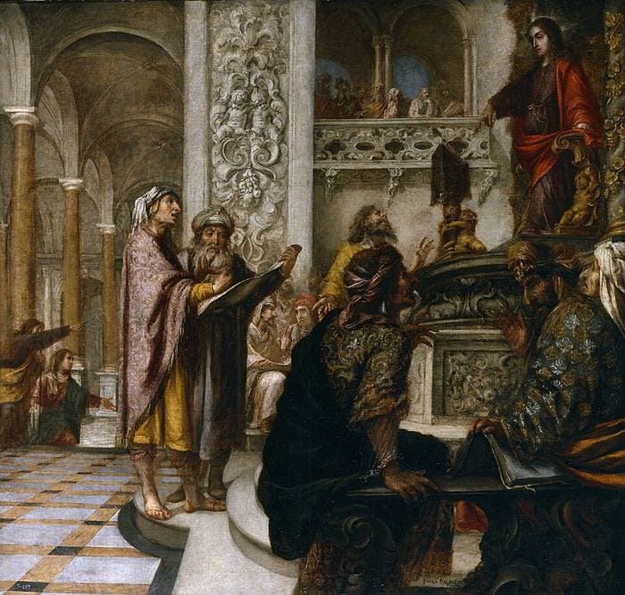 Jesús disputando con los doctores — Juan de Valdés Leal