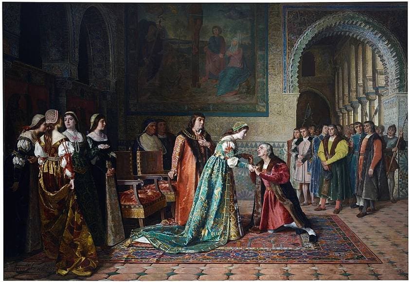 Reposición de Colón — Francisco Jover y Casanova