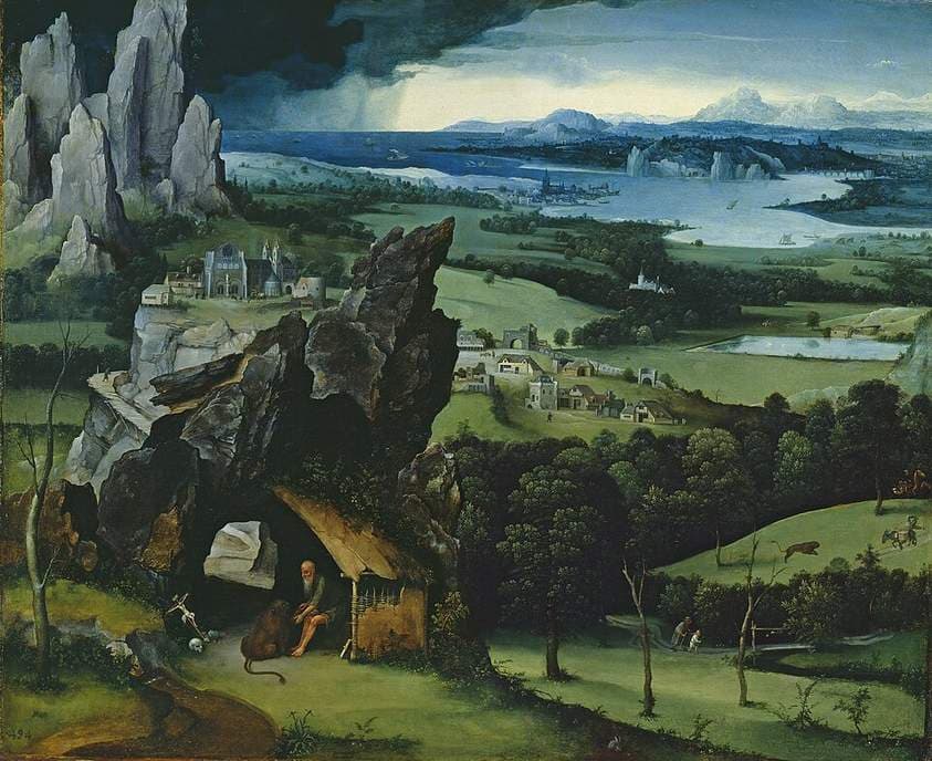 Paisaje con san Jerónimo — Joachim Patinir