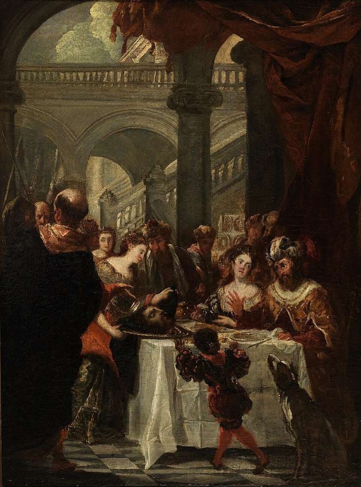 El festín de Herodes (boceto) — Juan Carreño de Miranda