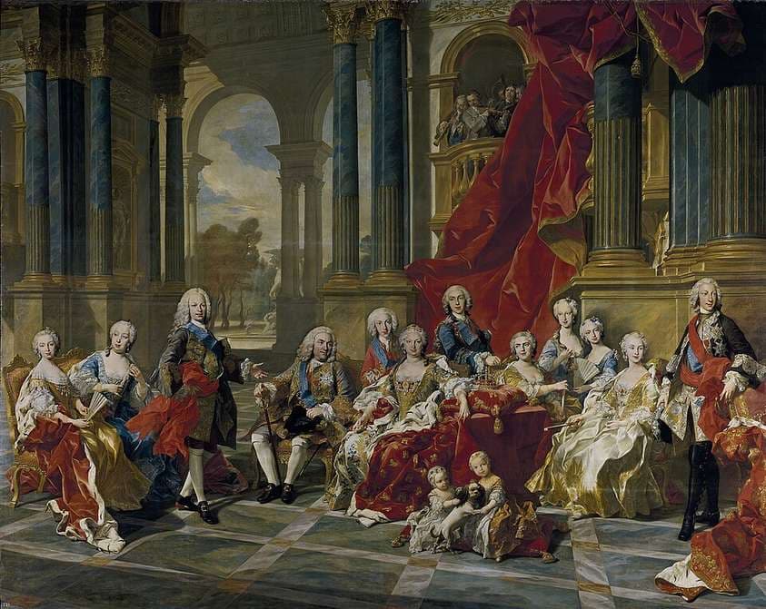La Familia de Felipe V — Louis-Michel van Loo