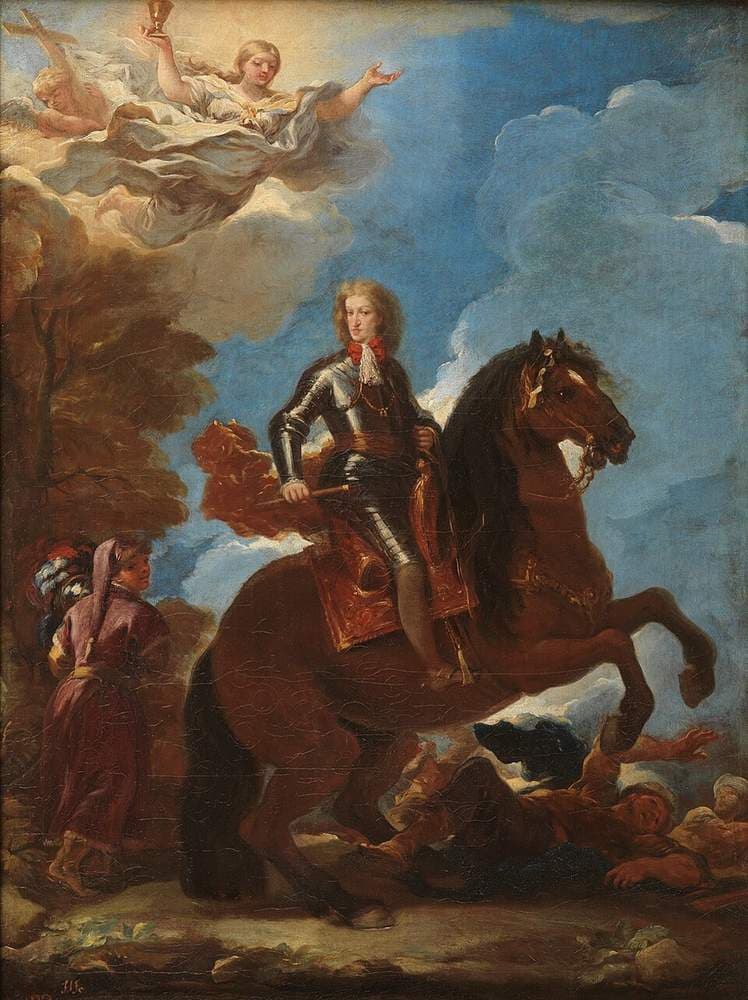 Carlos II a caballo — Luca Giordano