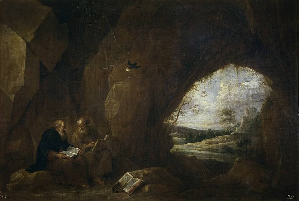 San Pablo, primer ermitaño y san Antonio Abad — David Teniers el Joven