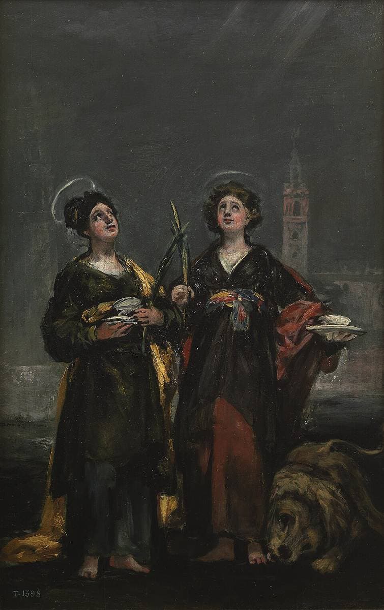 Santa Justa y santa Rufina — Francisco de Goya y Lucientes