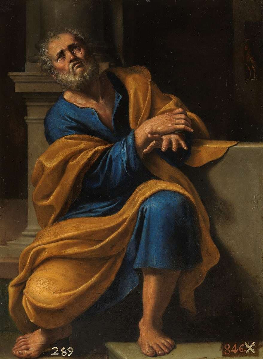 Lágrimas de san Pedro — Domenichino ?