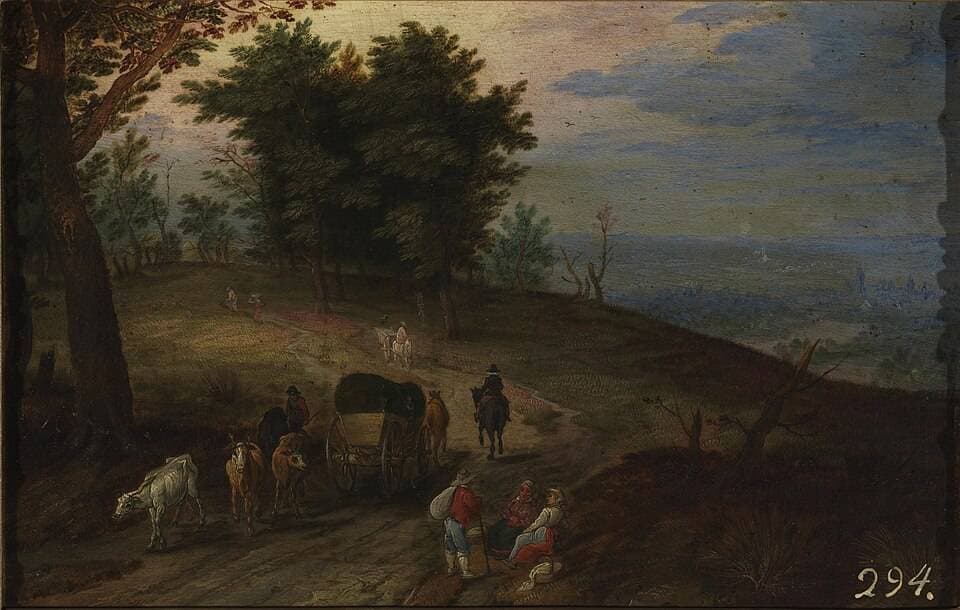 Camino en la montaña — Jan Brueghel el Viejo