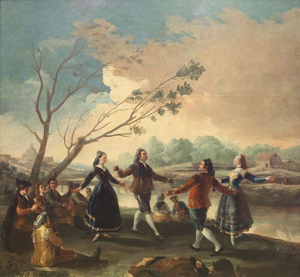 Baile a orillas del Manzanares — Francisco de Goya y Lucientes