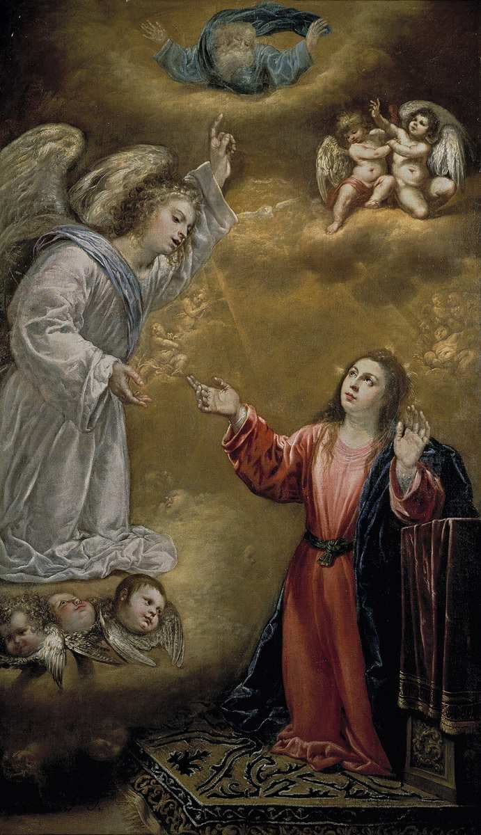 La Anunciación — Antonio de Pereda y Salgado