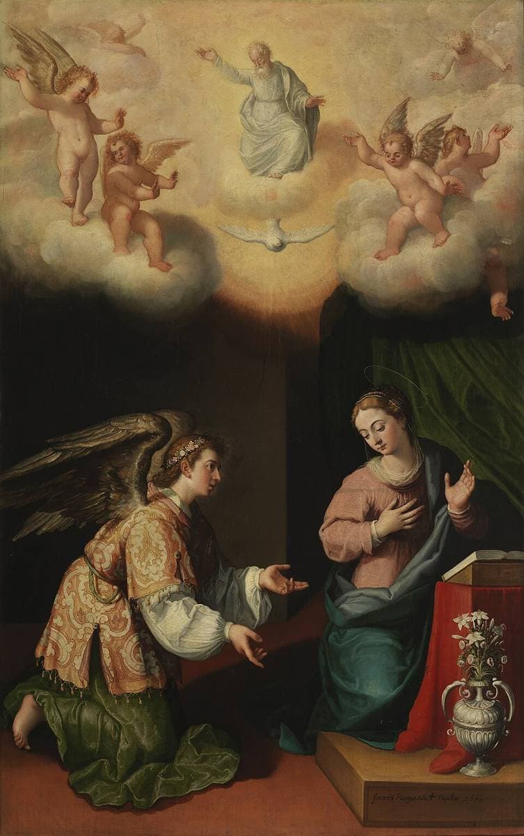 La Anunciación — Juan Pantoja de la Cruz