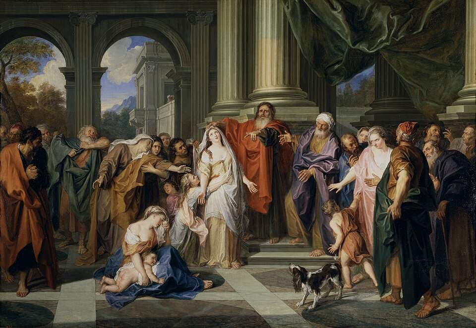 Susana acusada de adulterio — Antoine Coypel